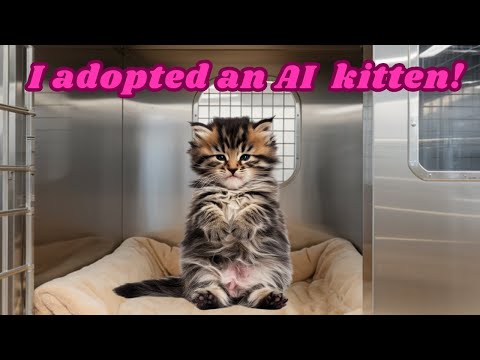 I adopted an AI kitten!