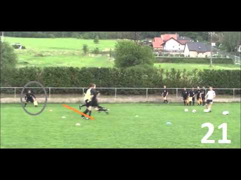 Vzdělávací program rozhodčích ÚKFS 2015 – ofsajd test na hrací ploše, řešení