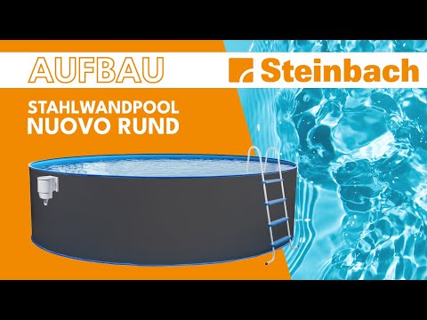 Aufbau Video Stahlwandpool Nuovo rund