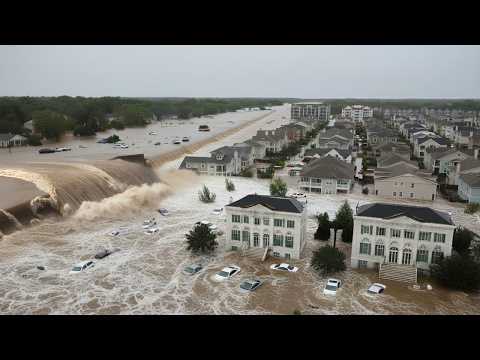 Mass chaos in Italy! Embankment collapse, flooding destroyed everything in Cosenza