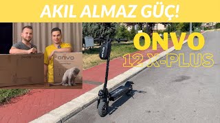 2 SCOOTER ALDIK! | ONVO OV-12 X-PLUS KUTU AÇILIŞI & TEST SÜRÜŞÜ | İLK 
