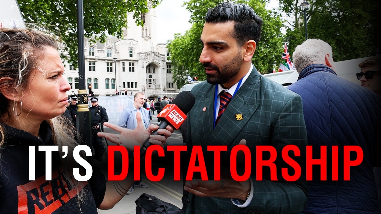 'We stand with the truth': Iranian activist says Tommy Robinson 'on the right side of history'
