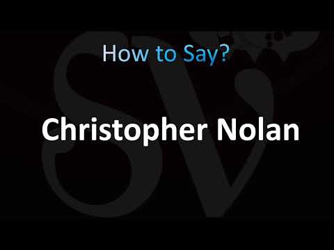 How to Pronounce Christopher Nolan (CORRECTLY!)