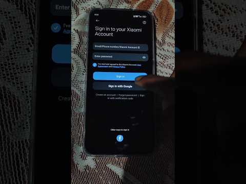 sign in to your xiaomi account kaise banaye #shortsfeed #2024