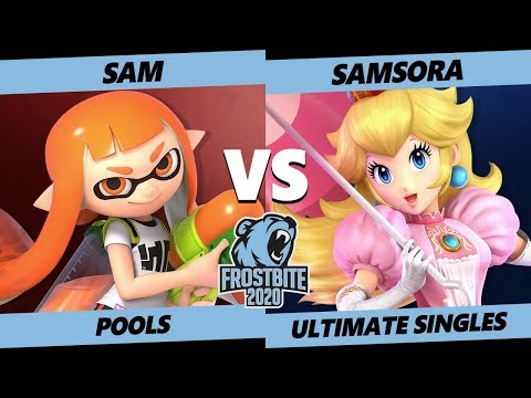 Frostbite 2020 SSBU Pools - Gooshi | sam (Inkling) Vs. eUnited | Samsora (Peach) Ultimate Singles