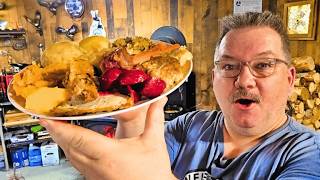 Newfie Easter Supper. | True Newfoundland Wood Stove Cooking