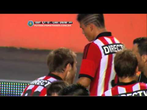 La expulsión de Silva. Estudiantes 1 - Lanús 0. Fecha 3. Torneo Final 2014. Fútbol Para Todos