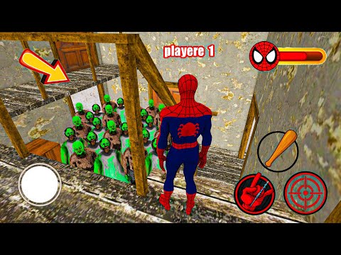 Playing as EVERYONE Mix Family Horror: Squid Game Doll Army vs Spider Baby Team in Granny House