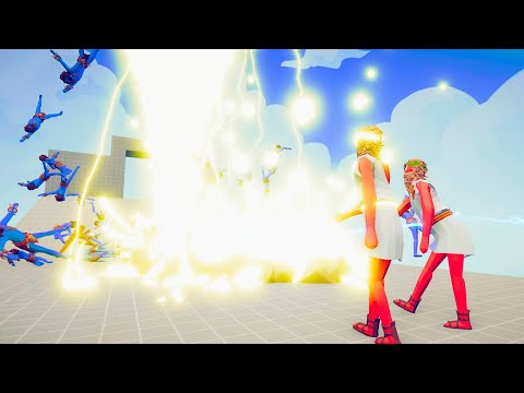 GOLDEN AND ANCIENT ZEUS vs EVERY FACTION | TABS Totally Accurate Battle Simulator
