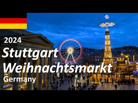 【Stuttgarter Weihnachtsmarkt 2024】🇩🇪A Special Winter in Stuttgart Germany / Xmas Market Attractions