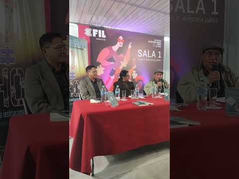 Feria Internacional del Libro de La Paz 2026 - Bolivia. Presentación de libro.