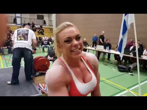 Minna Pajulahti Raw Bench Press 123kg World Record