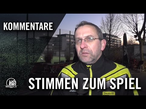 Die Stimmen zum Spiel (SV Deutz 05 - SC West Köln, U17 B-Junioren, Bezirksliga, Staffel 2)