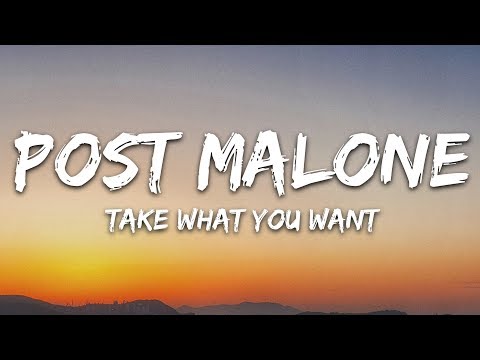 Post Malone - Take What You Want (Lyrics) feat. Travis Scott & Ozzy Osbourne