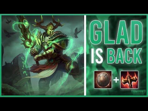 KING ARTHUR + BUFFED GLAD SHIELD... broken - SMITE Grandmasters Season 9 Conquest Gameplay