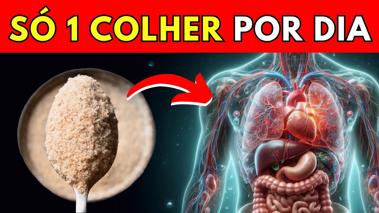 SÓ 1 COLHER POR DIA: FIBRA NATURAL QUE CURA COLESTEROL ALTO, DIABETES, CONSTIPAÇÃO E EMAGRECE