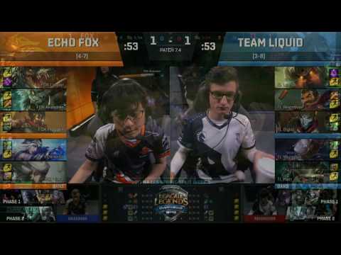 FOX vs TL || Highlights Game 3 || NA LCS Spring 2017 W6D3