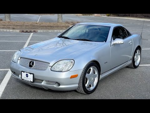 Manual 2001 Mercedes Benz SLK 320 Walk Around, Top, Drive