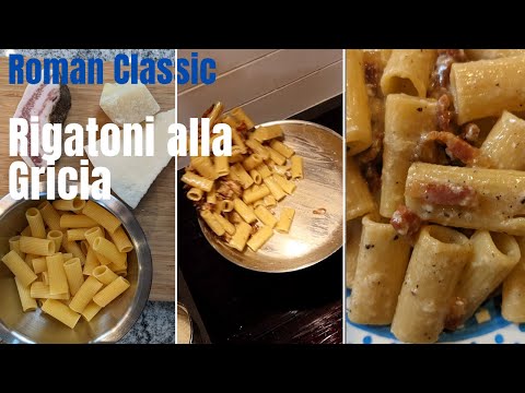Rigatoni alla Gricia - A Delicious, Classic Roman Pasta