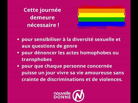 Journée de lutte contre l'homophobie  et la transphobie 17-05-2025