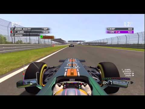 F1 2011 - Alonso drives in a Lotus on 2011 Performance ( NO KERS ) at India !