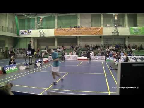 Przemysław Wacha vs Adrian Dziółko THE BEST OF.. Indywidualne Mistrzostwa Polski w Badmintonie 2013