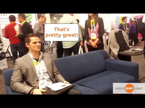 Holosonics - Audio Spotlight Reactions Video - CES