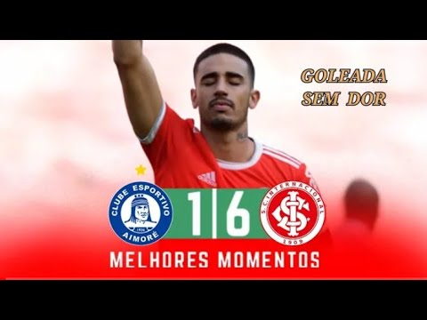 Aimoré 1x6 Internacional | Melhores Momentos | HD 14/04/2021