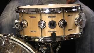 Video thumbnail for DW Acoustic Equalizer Snare 6x14 Maple Natural Satin Oil by cymbalfusion drum shop