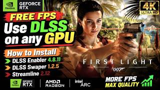 Use DLSS/FSR on any GPU | How to Install DLSS Enabler 4.8.11 + DLSS Swaper + Streamline 2.12 | 007