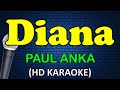 DIANA - Paul Anka (HD Karaoke)