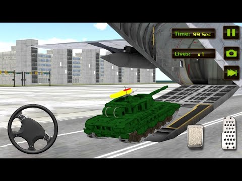 Army Truck Airplane Transport Pilot Simulator - Plane Transporter - Android Gameplay [HD]