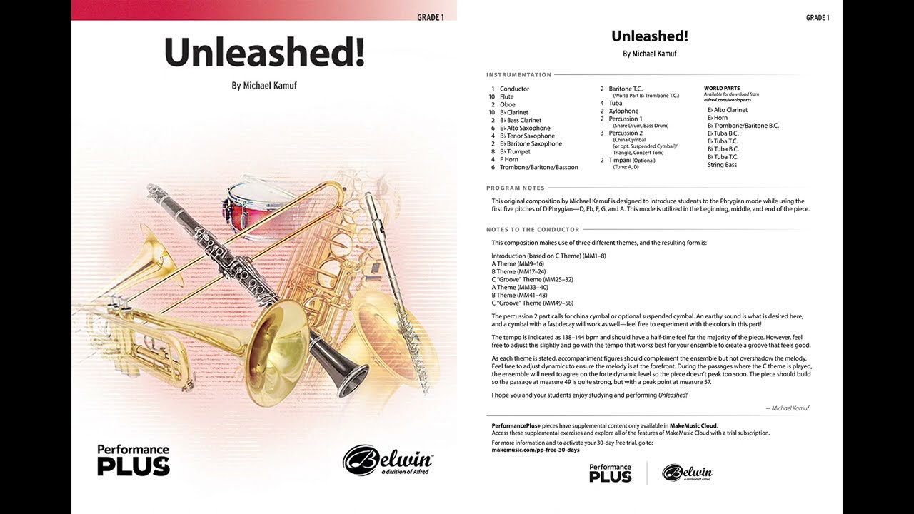 Unleashed!, by Michael Kamuf  – Score & Sound