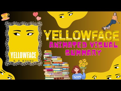 YELLOWFACE | Rebecca Kuang |Animated Visual Summary | Under 5 mins | #yellowface #Bestseller2023