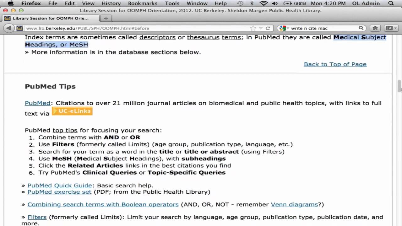 UC Berkeley Library - Part 1