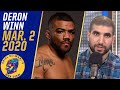 Deron Winn looks ahead to UFC 248 after his first pro loss | Ariel Helwani's MMA Show