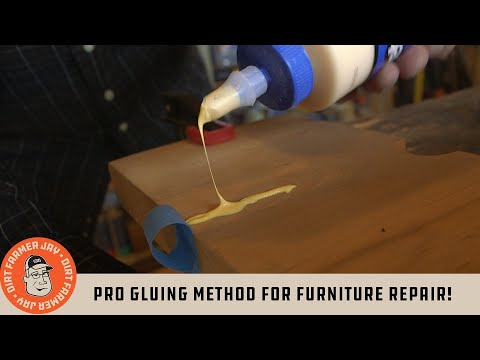Pro Gluing Method For Furniture Repair!