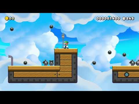 cannon airship by flame man! 🍄 Super Mario Maker 2 🍄 No Commentary　⚿aat