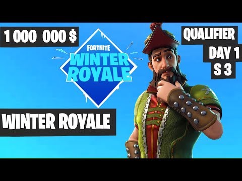 Fortnite Winter Royale Qualifier Day 1 Highlights (Session 3) [Fortnite Tournament 2018]