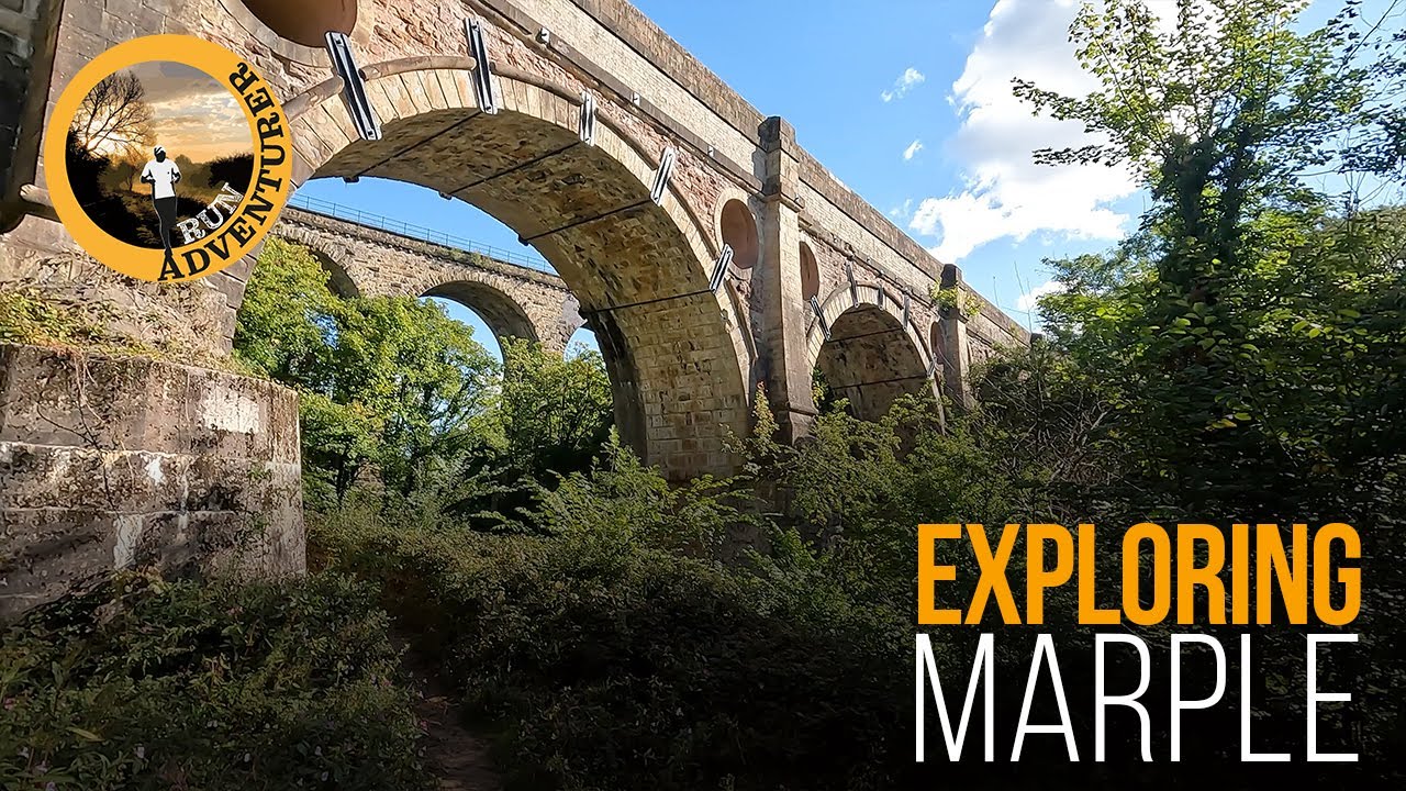 Walk / Run Marple - Peak Forest Canal, Marple Aqueduct & Etherow Country Park