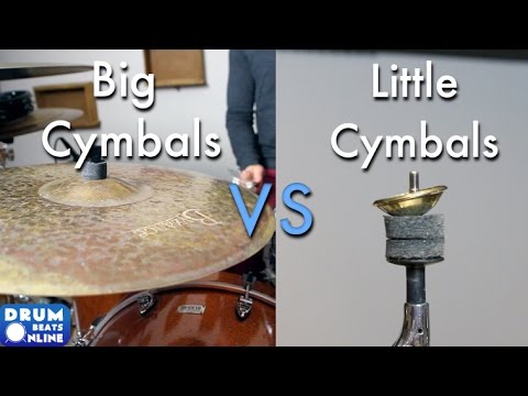 Big Cymbals vs Little Cymbals FT. rdavidr - Drum Battle!