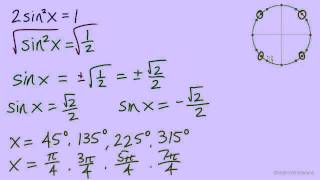 Trigonometric Equations #1