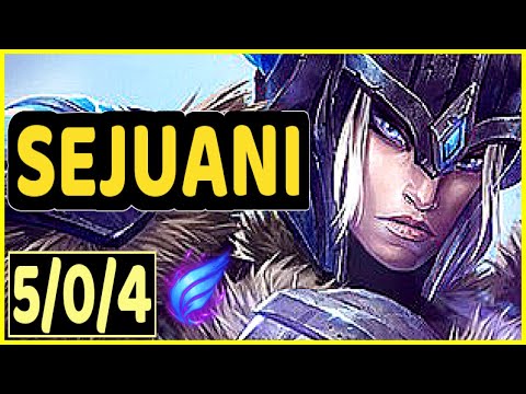 SEJUANI VS GALIO - 5/0/4 KDA SUPPORT GAMEPLAY