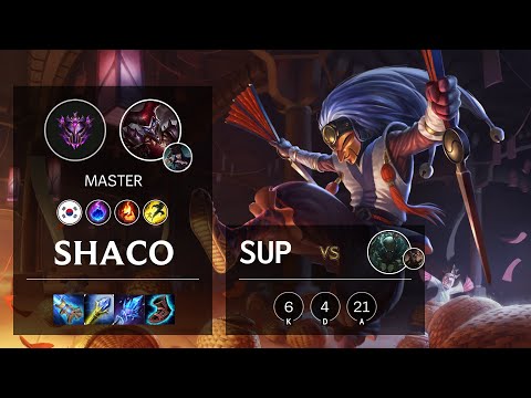 Shaco Support vs Pyke - KR Master Patch 10.15