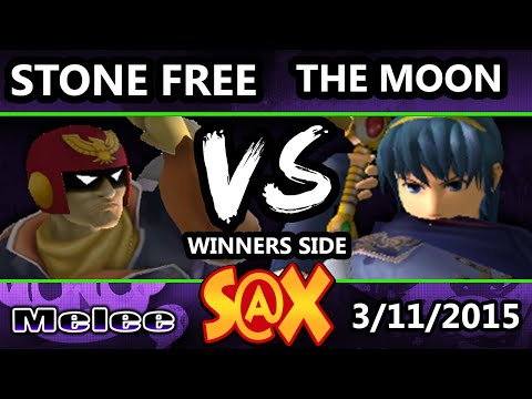 S@X - Stone Free (Captain Falcon) Vs. CTRL | The Moon (Marth) SSBM Tournament - Smash Melee