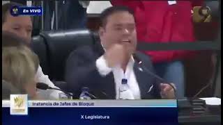 Allan Rodríguez de Vamos y presidente del Congreso se “tiran los platos”