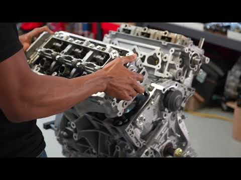 J35Z2 Engine Assembly Part 1 - Oil Pump, Water Pump, Head Studs & More