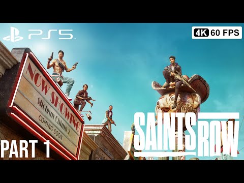 SAINTS ROW Gameplay Walkthrough Part 1  [4K 60FPS PS5] - No Commentary