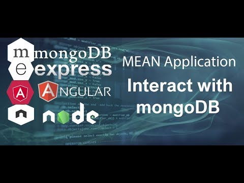 Mean Stack Tutorial 3 Interact with mongoDB
