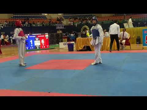 Taekwondo Kyorugi female under 44kg cadet girls 5th cadet national at Hyderabad 24 to 26 February
